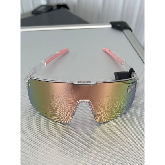 Kreedom Polycarbonate Sunglasses UV Protection Gradient Pink Cycling Eyewear NEW - Picture 2 of 6